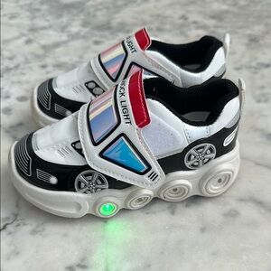 Kids Light-Up Police Car Sneakers